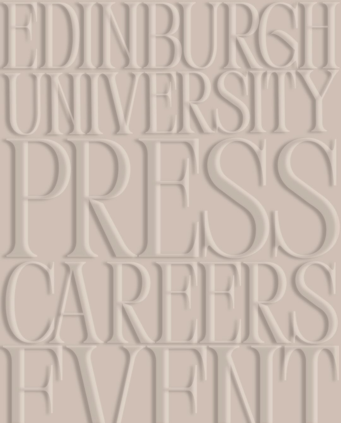 Edinburgh University Press Careers Event